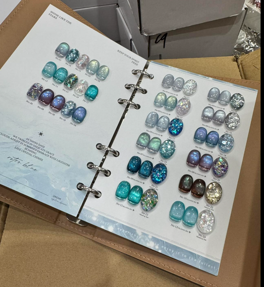 C. Set de 24 Esmaltes en Gel Premium – Sin HEMA ni TPO