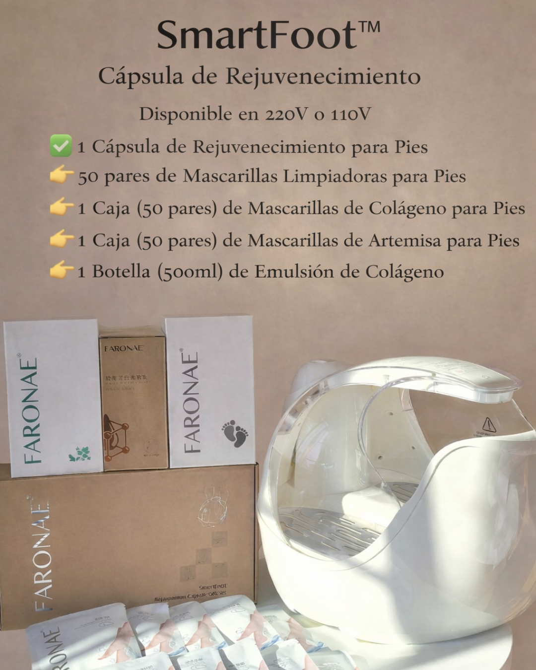 A- SmartFoot Pro – Spa Inteligente de Rejuvenecimiento para Pies