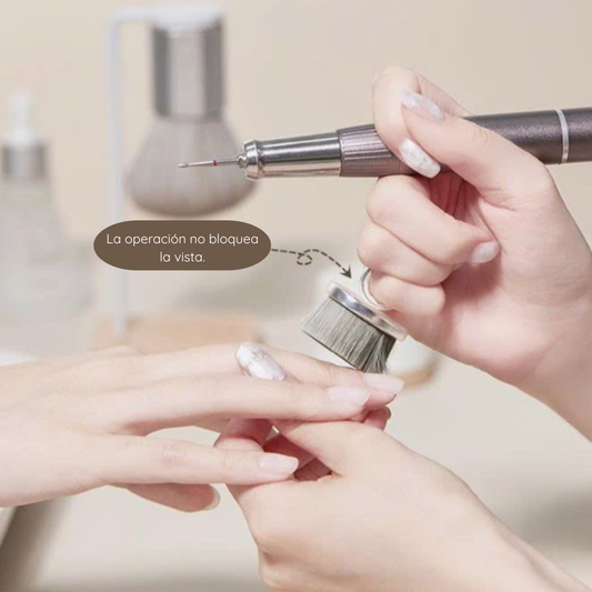 Brocha profesional con base magnética y soporte de secado