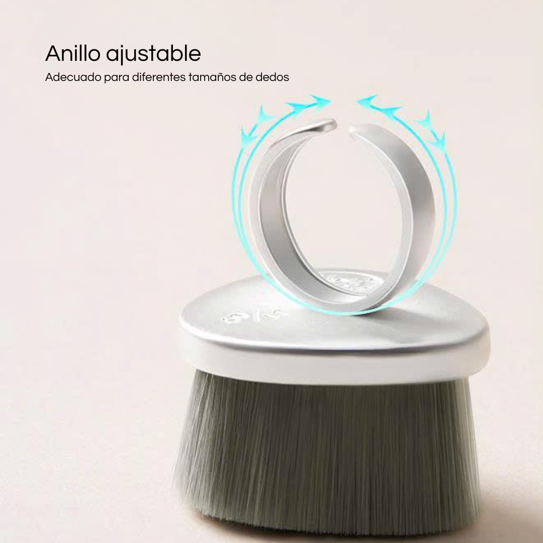 Brocha profesional con base magnética y soporte de secado