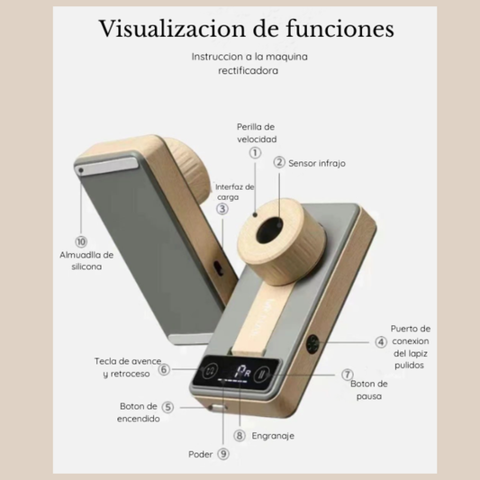 Torno Profesional MR NAIL – Precisión, Potencia y Estilo Premium