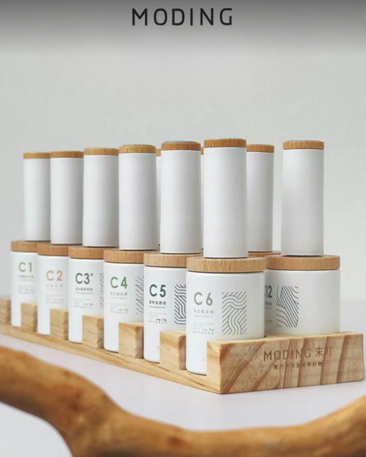 C. MODING – Functional Gel System (Serie D01–D07)