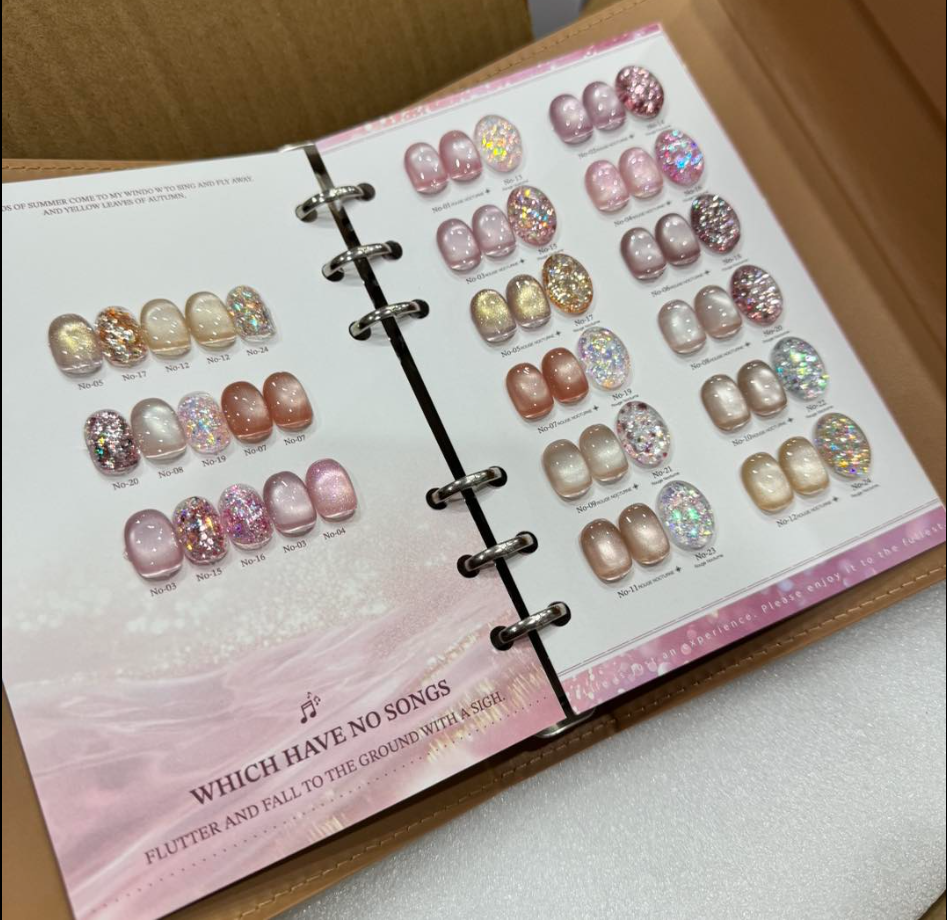 C. Set de 24 Esmaltes en Gel Premium – Sin HEMA ni TPO