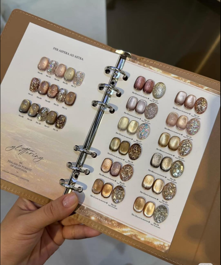 C. Set de 24 Esmaltes en Gel Premium – Sin HEMA ni TPO