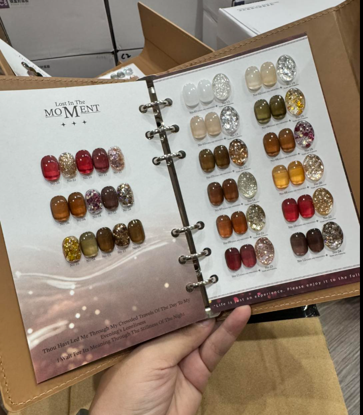 Set de 12 Esmaltes en Gel Premium – Sin HEMA ni TPO