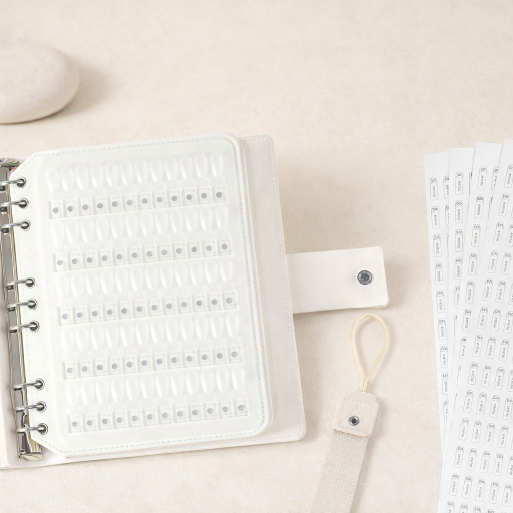 Estuche Profesional para Nail Art con Lazo Decorativo