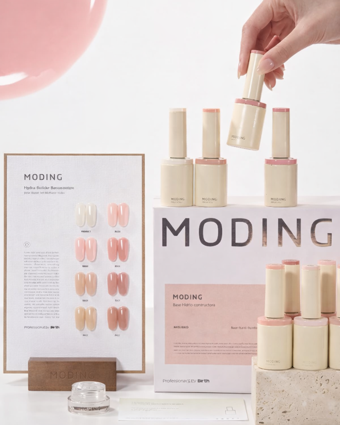 Kit Profesional Gel Constructor MODING 4 en 1