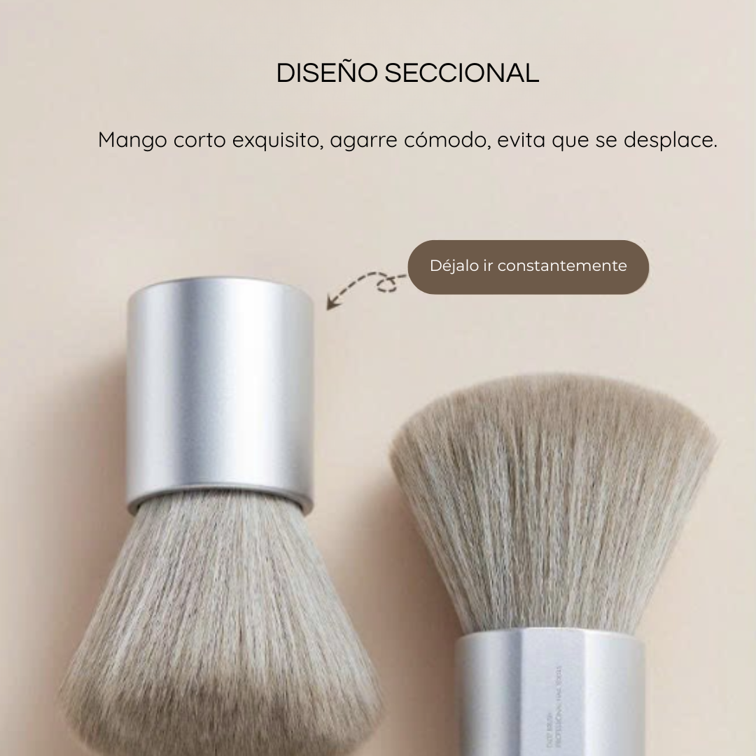 Brocha profesional con base magnética y soporte de secado