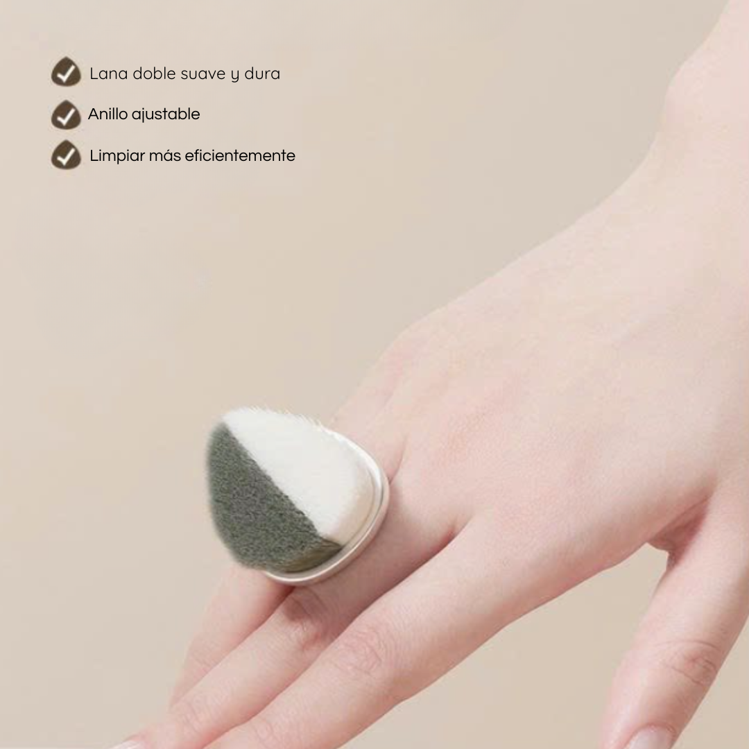 Brocha profesional con base magnética y soporte de secado