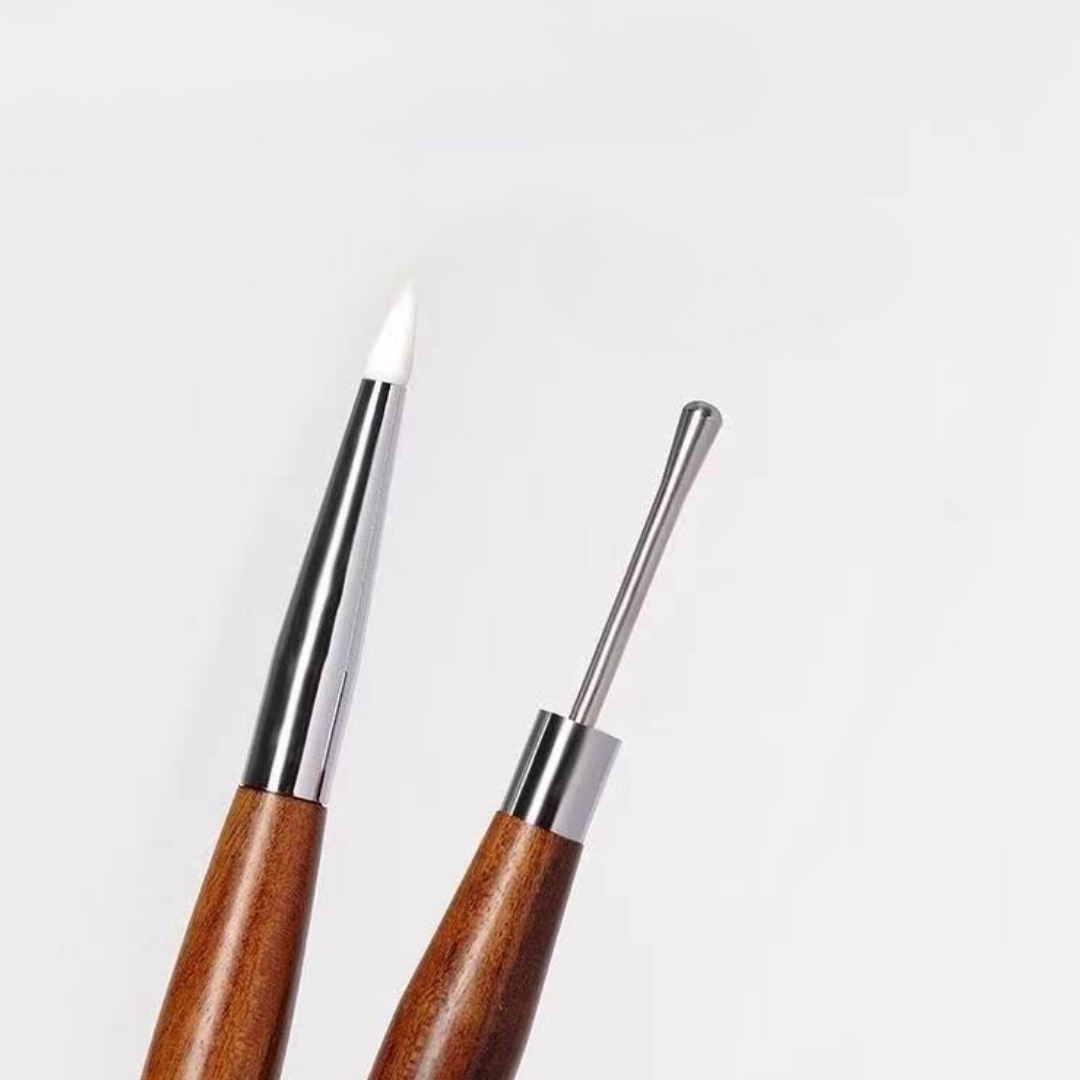 Lápiz de Tallado y Detalle para Nail Art – Doble Punta de Precisión