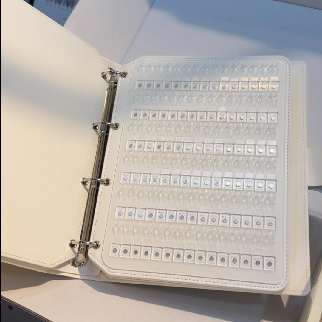 Estuche Profesional para Nail Art con Lazo Decorativo