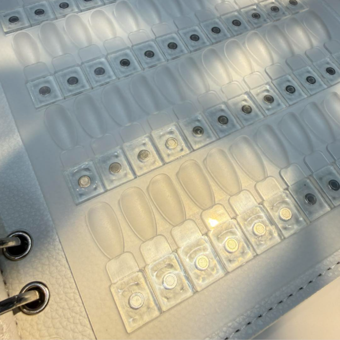 Estuche Profesional para Nail Art con Lazo Decorativo