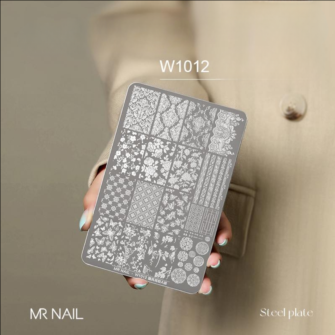 Placas de Stamping Profesionales MR NAIL