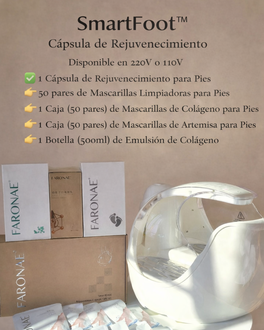 A- SmartFoot Pro – Spa Inteligente de Rejuvenecimiento para Pies
